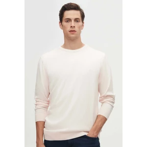 D'S Damat Ds Damat Regular Fit Pudra Tüylenme Yapmayan Bisiklet Yaka Triko Kazak 5HF06ORT12004