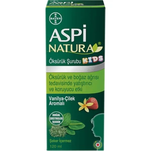 Aspi Natura Kids Vanilya Çilek Aromalı 120 ml