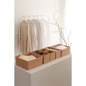 Rek Home 6'lı Bej Çekmece Içi Düzenleyici Organizer Set