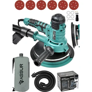 360'LEDLI 850W Pro Alçıpan Zımpara Makinası Toz Emmeli