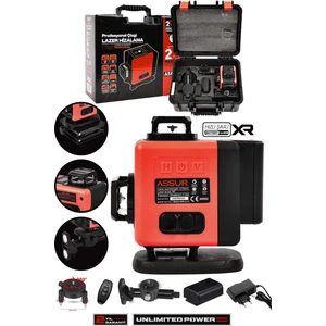 Profesyonel 360° Lazer Hizalama 16 Köşe Otomatik Hizalama Yeşil Çizgili Lazer Metre Hizalama