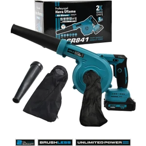 Profesyonel 21v Çift Akülü Kompresör Şarjlı Hava Üfleme Makinesi