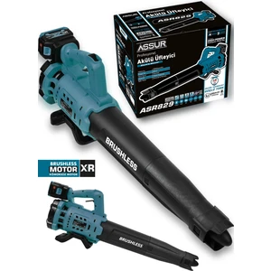 Profesyonel 21 V Çift Akülü Turbo Motor 2800 Rpm Yaprak Hava Üfleme Makinesi
