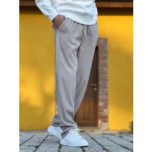 Elit Wear Rahat Kalıp Çizgili Esnek Kumaş Fitilli Relaxed Pantolon