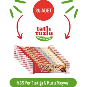 Yer Fıstıklı Bar 30 gr x 20 Adet'li Paket