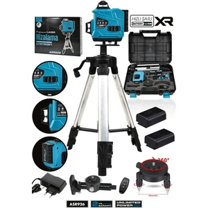 Profesyonel 360° 16 Köşe Otomatik Hizalama Tripod'lu Lazer Metre Hizalama