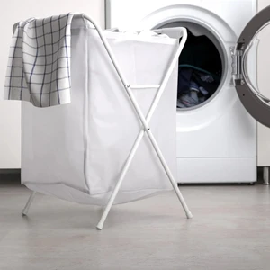IKEA Ayaklı Çamaşır Sepeti Yükseklik: 60 cm Genişlik: 43 cm Katlanabilir Kirli Sepeti Hacim: 50 lt Sepet