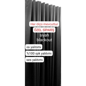 İstanbul Perde Siyah Blackout(Karartma Perde)