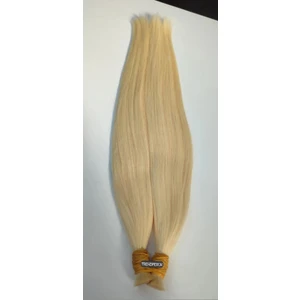 Nurdan Trend Peruk 70 cm 60 gr 100 Adet Premium Serisi Mikro Kaynak Saç Düz Platin Sarı Renk