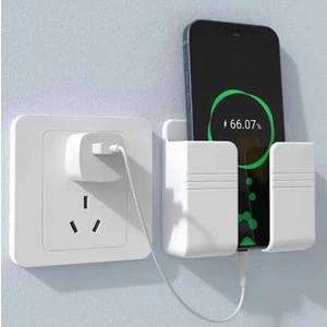 UrbanCove Co Urbancove Co. - Duvara Monte Telefon Standı - Kendinden Yapışkanlı - Beyaz Renk - Kumanda Standı