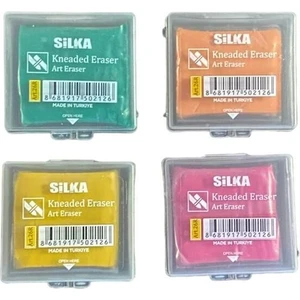 Renkli Hamur Silgi 4'lü Set