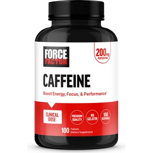 Force Factor Caffeine (Kafein) 200 Mg 100 Tablets