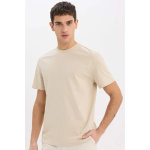 %100 Pamuk New Regular Fit Bisiklet Yaka Basic Düz Kısa Kollu Tişört V7699AZ25SP
