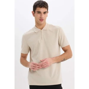 Regular Fit Polo Yaka Fermuarlı Kısa Kollu Tişört E4233AX25SM