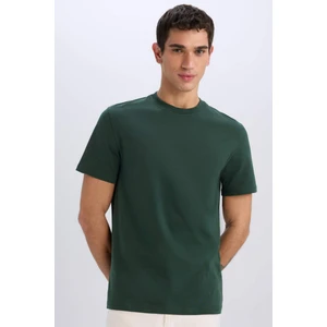 %100 Pamuk New Regular Fit Bisiklet Yaka Basic Düz Kısa Kollu Tişört V7699AZ25SP