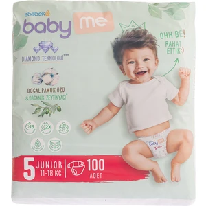 Baby Me Junior 5 Numara Bebek Bezi 11-18 kg 100 Adet