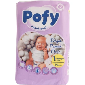 Yenidoğan 1 Bebek Bezi 2-5 kg 50 Adet