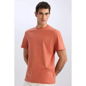 %100 Pamuk New Regular Fit Bisiklet Yaka Basic Düz Kısa Kollu Tişört V7699AZ25SP