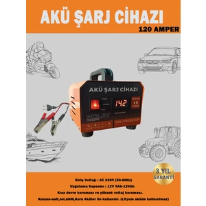 12 Volt 5-120 Amper Akü Şarj Cihazı