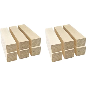 12 Adet Ihlamur Ağacı Oyma Blokları Ahşap Yeni Başlayanlar Için Oyma Hobi Kiti Dıy Oyma Ahşap (Yurt Dışından)