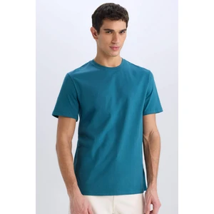 %100 Pamuk New Regular Fit Bisiklet Yaka Basic Düz Kısa Kollu Tişört V7699AZ25SP