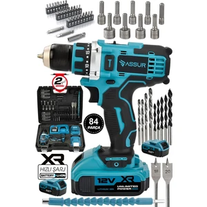 12V Çift Akülü Metal Şanzıman Bakır Sargılı Şarjlı Matkap