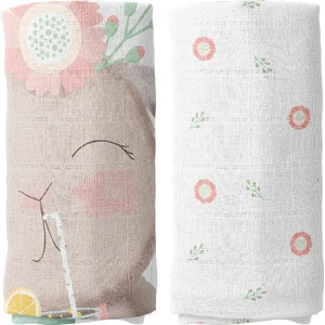 Casadora Baby Loulou 100% Pamuk 2'li Müslin Örtü Seti - 90X90 cm