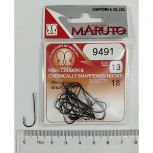 9491 Black Nikel Düz Olta İğnesi