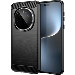 Honor Magic7 Pro 5g Karbon Fiber Doku Fırçalanmış Anti Parmak Izi Telefon Arka Kapak (Yurt Dışından)