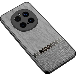 Honor Magic7 Pro 5g Ahşap Doku Deri Kaplamalı Tpu Telefon Koruyucu Kapak (Yurt Dışından)