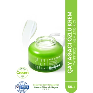 Tea Tree Cica Cream- Çay Ağacı ve Nemlendirici Krem-50ml