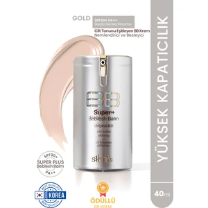Super Plus Beblesh Balm SPF30++ Gold -Nemlendirici ve Besleyici Cilt Tonunu Eşitleyen Bb Krem Gold-40ml