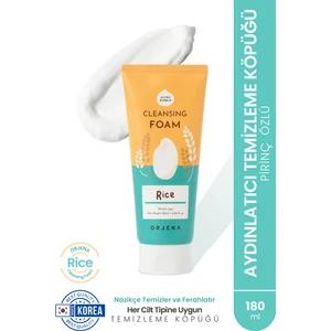 Smile Day Cleansing Foam Rice-Pirinç Özlü Aydınlatıcı Temizleme Köpüğü-180ml