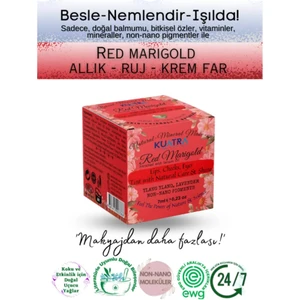 Red Marigold  Nemlendirici - Antioksidan Işıltı Veren Balm (Doğal Içerikli Ruj- Allık)