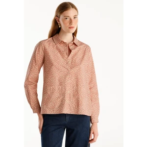 Önü Cepli Uzun Kollu Gömlek