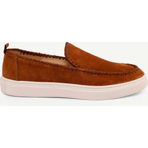 Saraç Detaylı Deri Loafer