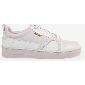Deri-Süet Detaylı Sneaker