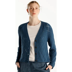 V Yaka Dekorlu Hırka