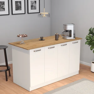 Patentli 160CMLIK Benzila Ada Mutfak Bar Masasi