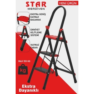 3 Basamaklı Star Geniş Basamaklı Merdiven