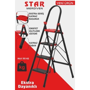 4 Basamaklı Star Geniş Basamakli Merdiven
