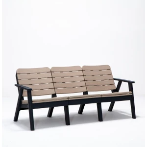 Sera Minderli Üçlü Koltuk/ Bahçe - Balkon - Teras Mobilyası