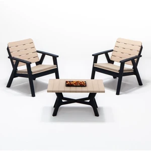 Sera 1+1+S Minderli Oturma Grubu / Bahçe - Balkon - Teras Mobilyası