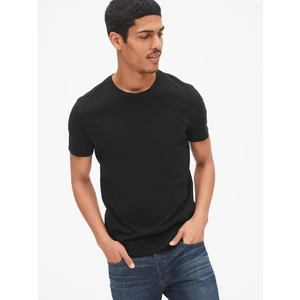 Erkek Siyah Bisiklet Yaka Basic T-Shirt