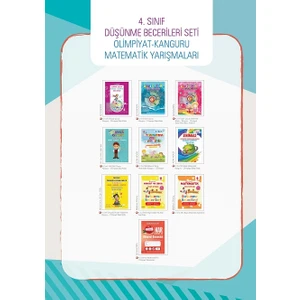 Altın Nokta Yayınevi 4. Sınıf Bilsem - Kanguru - Olimpiyat Sınavı Seti