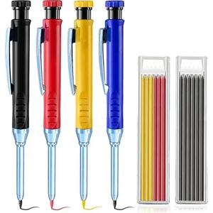 2.8mm Masif Marangoz Mekanik Kalem Bileyicili Ahşap Işçiliği Inşaatı Için Uzun Başlı Marangoz Kalemi (Yurt Dışından)