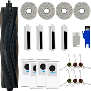 Ecovacs Deebot T20 Omni / T20E Omni / T20 Pro Omni / T20 Max Için Ana Yan Fırça Hepa Filtre Paspas Bezi Toz Torbaları (Yurt Dışından)