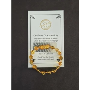 Tesbihci Efendi Baltık Kehribar Bebek Bilekliği