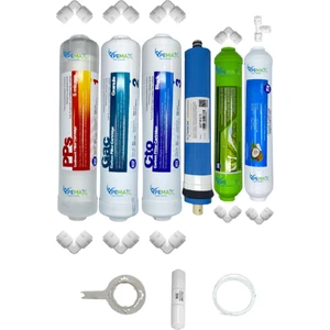Pemax Water Solutions Pws Kapalı Kasa Su Arıtma Cihazlarına  Stdmax  6 lı Vontron Mebran Alkali+Tatlandırıcı