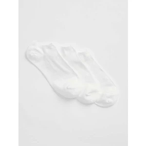 Kadın Beyaz Basic Ankle 3'lü Çorap Seti